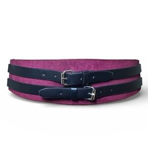 Torrid Double Strap Faux Suede Wide Chunky Belt Torrid 00 / 10 / Medium / Large